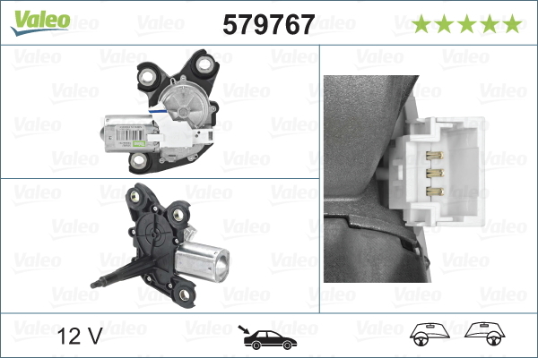 Motor stieračov VALEO